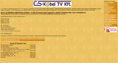 Desktop Screenshot of csnet.hu