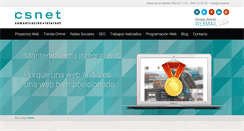 Desktop Screenshot of csnet.es